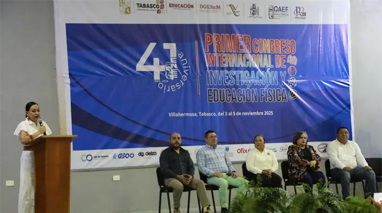 Inauguran en Tabasco Primer Congreso Internacional de Investigación y Educación Física