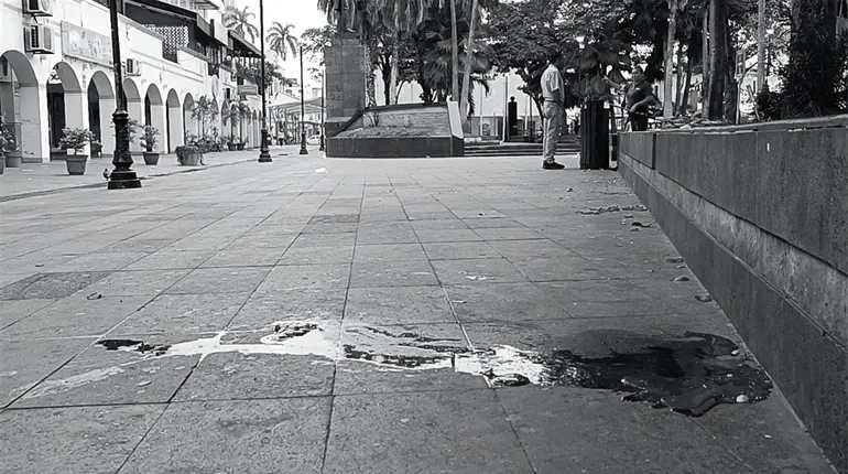 Detienen a 3 personas, tras ejecución de hombre en el Parque Juárez de Villahermosa