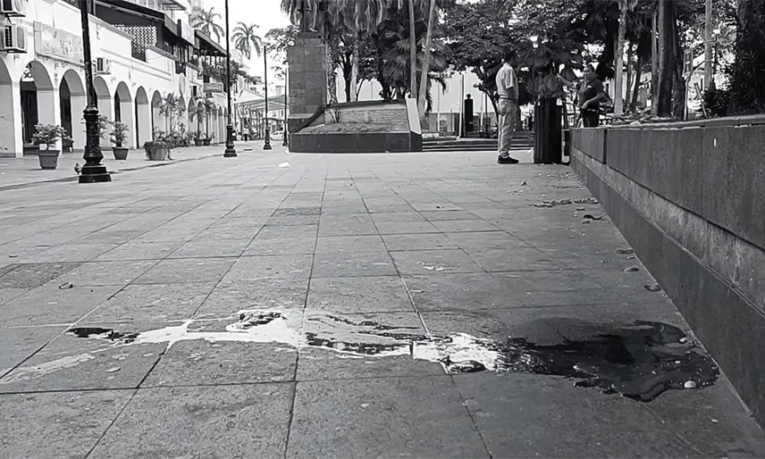 Detienen a 3 personas, tras ejecución de hombre en el Parque Juárez de Villahermosa