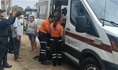 Accidentan a motociclistas en el Cedro, Nacajuca; hubo dos lesionados