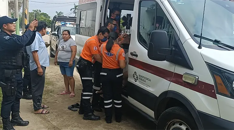Accidentan a motociclistas en el Cedro, Nacajuca; hubo dos lesionados