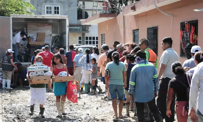 El lunes inicia segundo apoyo a damnificados tras inundaciones en 5 estados