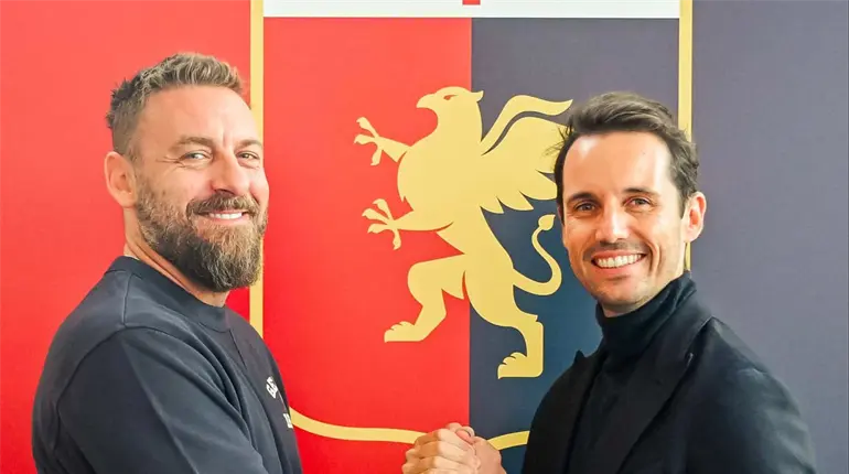 Daniele De Rossi, nuevo director técnico del Genoa de Johan Vásquez