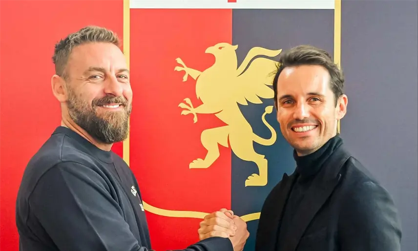 Daniele De Rossi, nuevo director técnico del Genoa de Johan Vásquez
