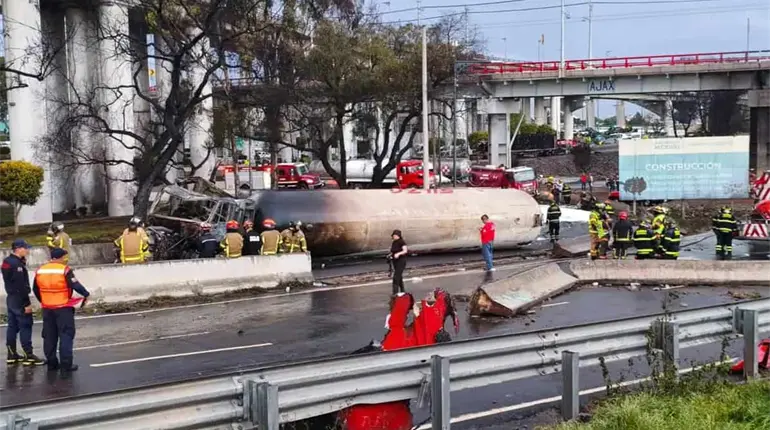 Dan de alta a Jazlyn y a otro menor de edad tras explosión de pipa en Iztapalapa