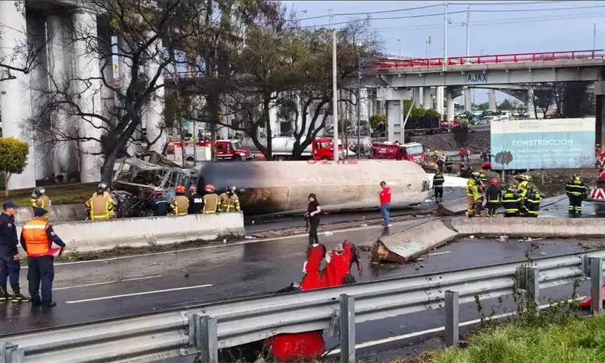 Dan de alta a Jazlyn y a otro menor de edad tras explosión de pipa en Iztapalapa
