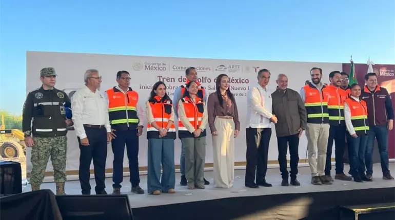 A distancia en la ´Mañanera´, dan banderazo de salida a Tren del Golfo de México