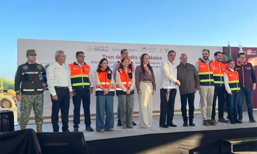 A distancia en la ´Mañanera´, dan banderazo de salida a Tren del Golfo de México