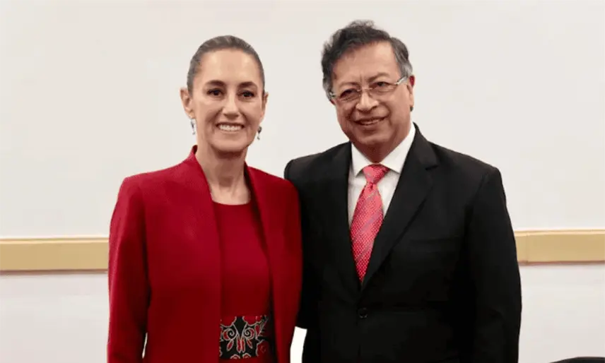 Externa Petro solidaridad y respaldo a Sheinbaum tras ser declarada no grata en Perú