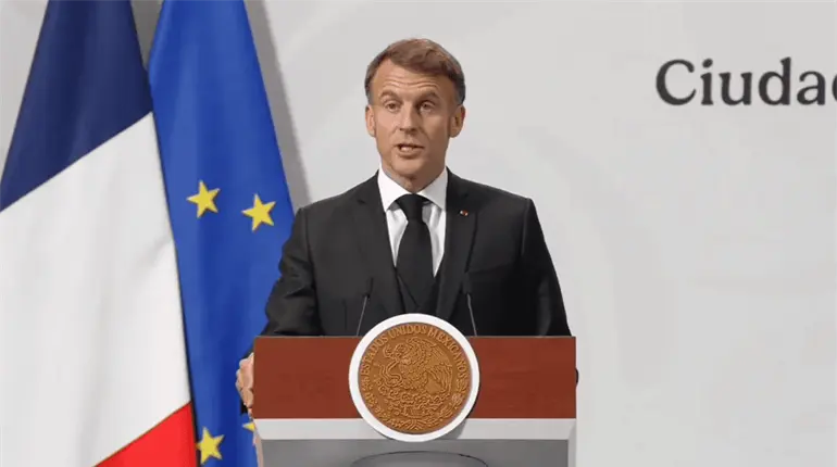 Lucha contra el narco es conjunta, pero respetando la soberanía de países: Macron