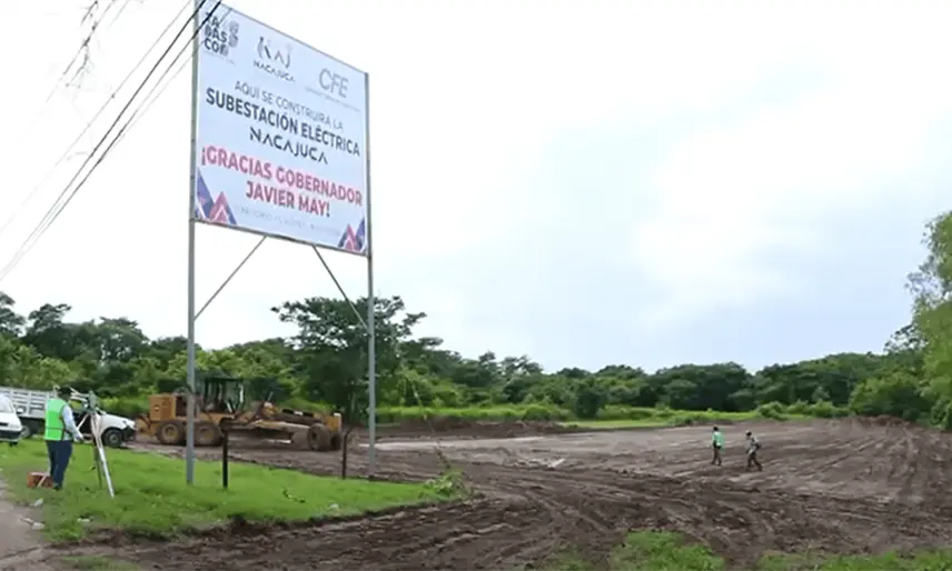 Construcción de la subestación eléctrica de Nacajuca concluirá entre 2026 y 2027: Diputado Morena