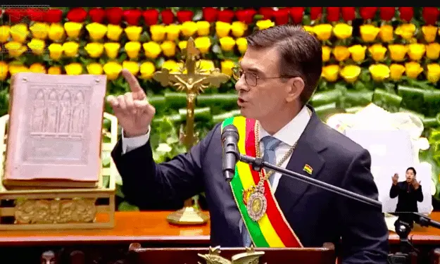 Rodrigo Paz asume la Presidencia de Bolivia