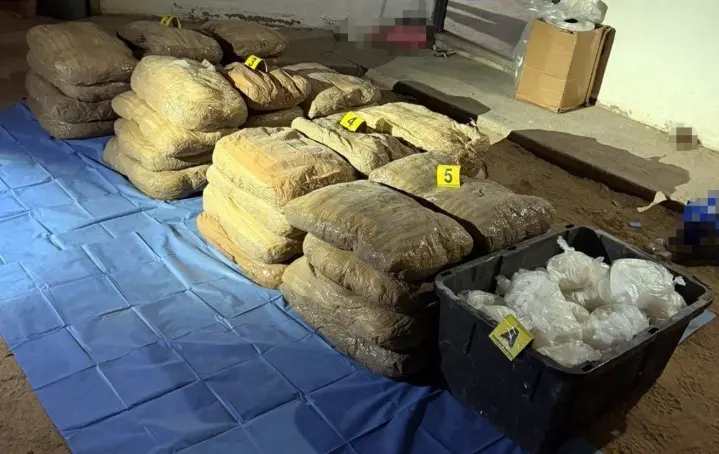 Aseguran en Sonora casi media tonelada de drogas, un vehículo y un inmueble