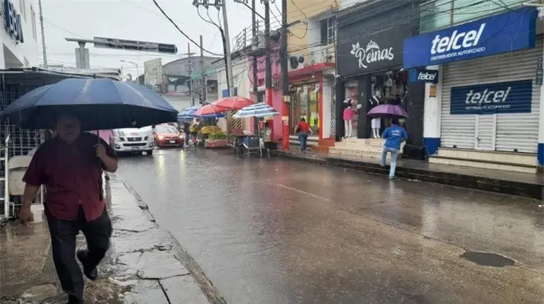 Prev&eacute; Conagua lluvias muy fuertes para este lunes en Tabasco