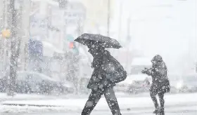 Llegan primeras nevadas a Estados Unidos tras entrada de un frente de aire polar