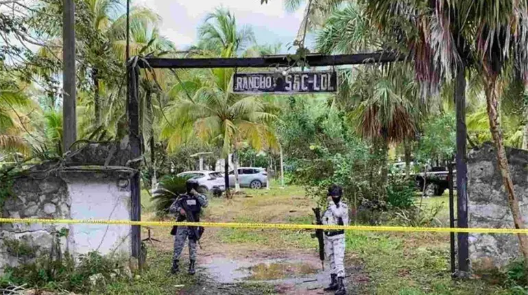Hallan 16 cuerpos en un rancho usado como cementerio clandestino en Quintana Roo