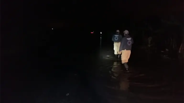 Reporta IPCET vado en la carretera Villahermosa-Teapa; hay paso para todo tipo de vehículo