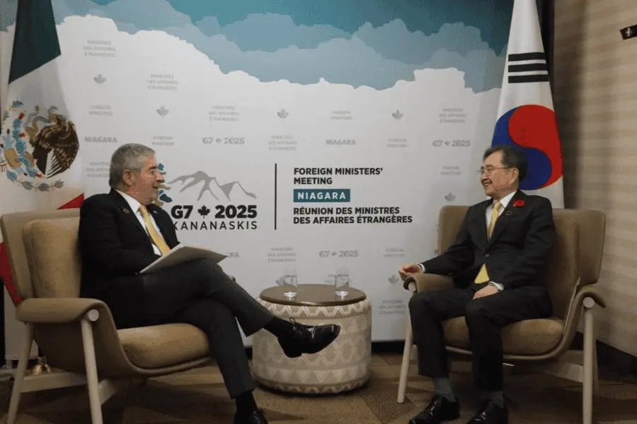 De la Fuente sostiene reuniones con cancilleres de Reino Unido y Corea en cumbre del G7