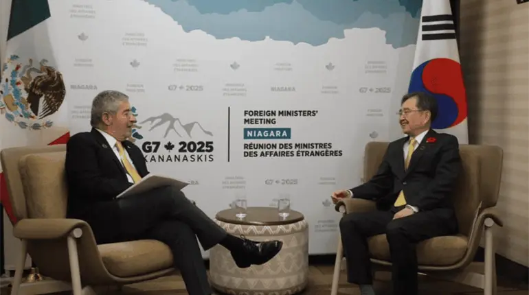 De la Fuente sostiene reuniones con cancilleres de Reino Unido y Corea en cumbre del G7