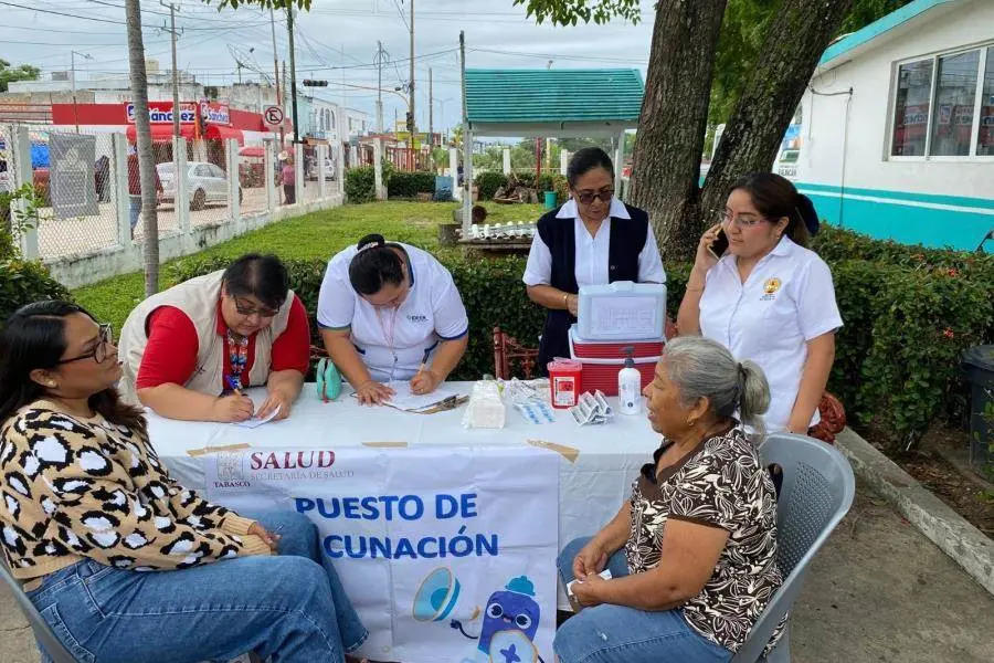 Reporta Salud Tabasco avance del 30% de dosis aplicadas en campaña de vacunación invernal