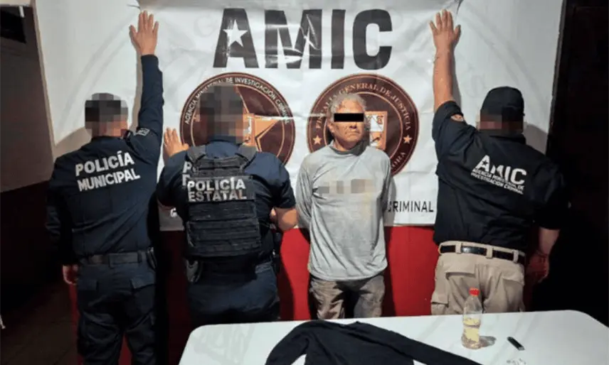 Detienen en Sonora a hombre que intentaba prenderle fuego a su exesposa