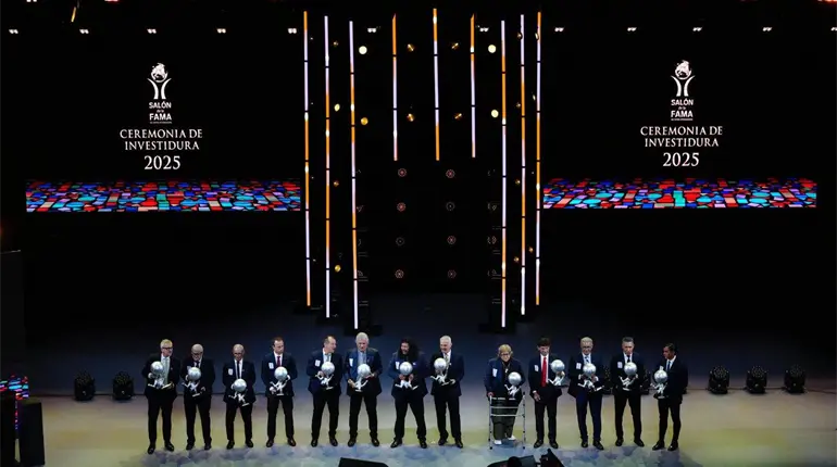 18 nuevos investidos ingresan al Salón de la Fama del Futbol Internacional en Pachuca