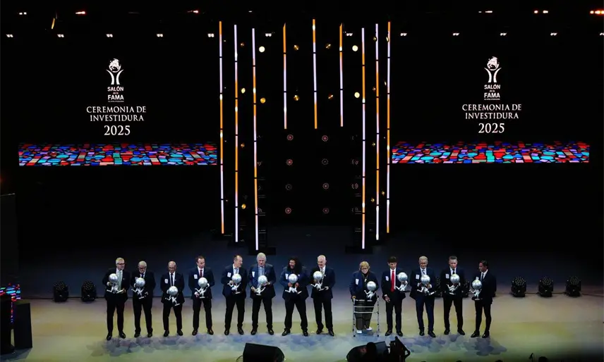 18 nuevos investidos ingresan al Salón de la Fama del Futbol Internacional en Pachuca