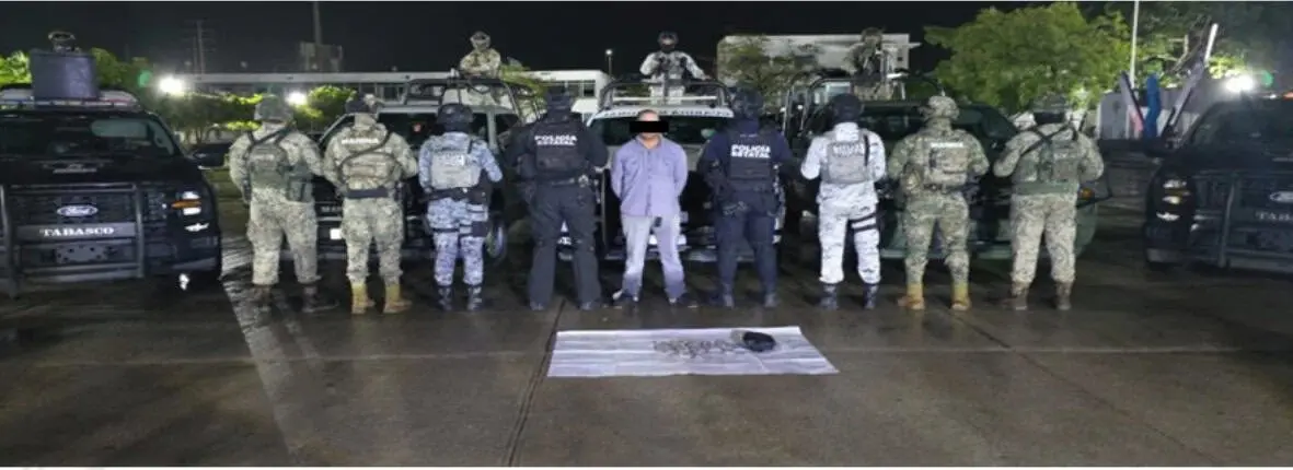 Detienen a colombiano en Centro; le decomisan droga