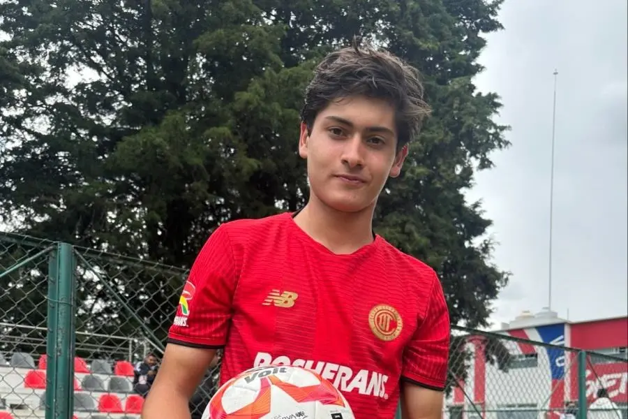 El tabasqueño Fernando Ruiz se corona campeón de goleo de la Liga MX Sub-15 con el Toluca