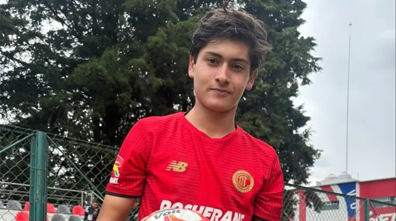 El tabasqueño Fernando Ruiz se corona campeón de goleo de la Liga MX Sub-15 con el Toluca