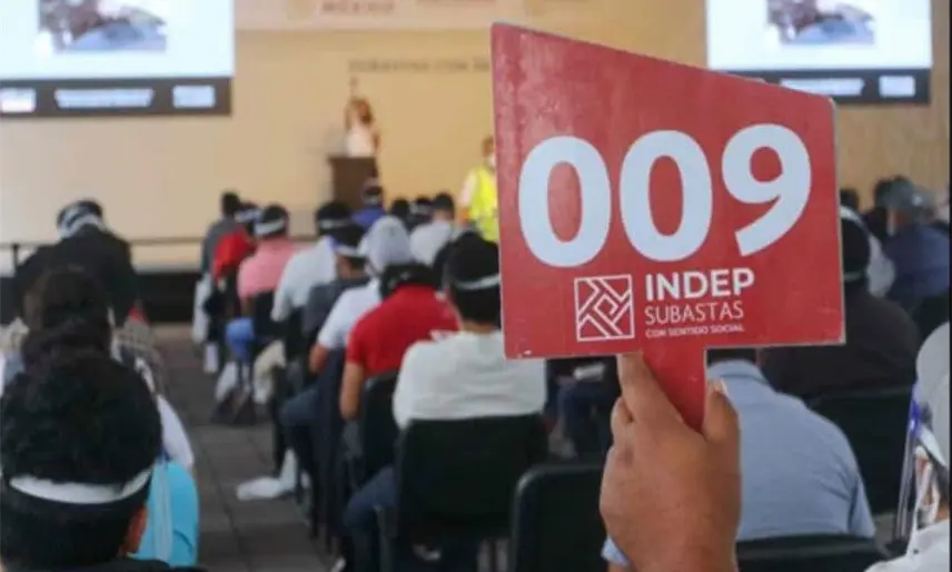 INDEP invita a subasta de 344 lotes de bienes inmuebles