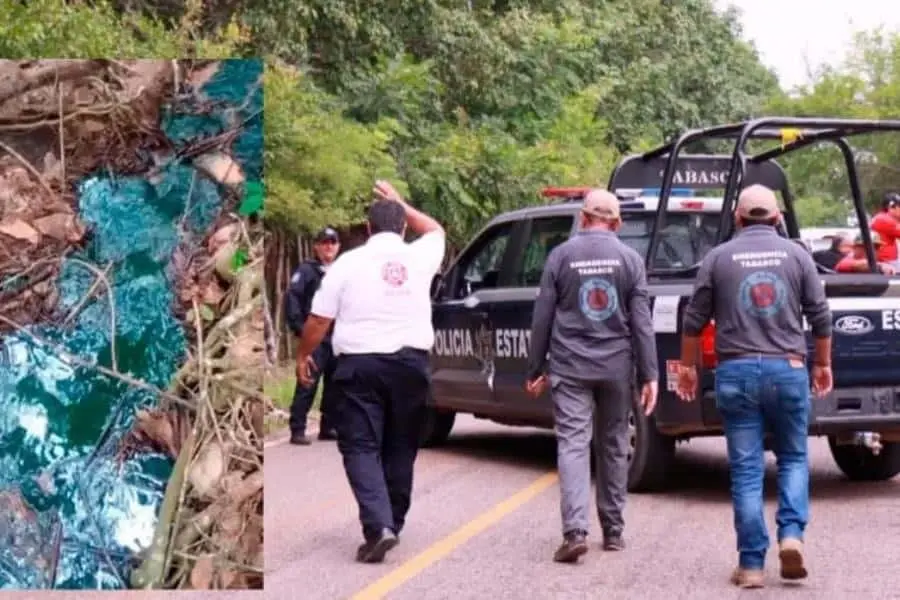 Pemex delimita derrame de hidrocarburo en Jalapa