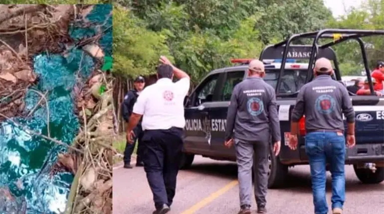 Pemex delimita derrame de hidrocarburo en Jalapa