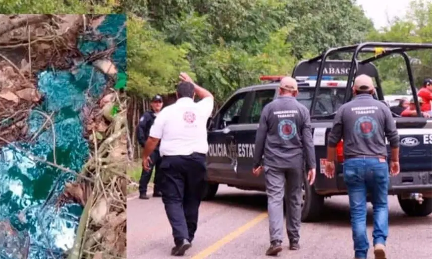 Pemex delimita derrame de hidrocarburo en Jalapa