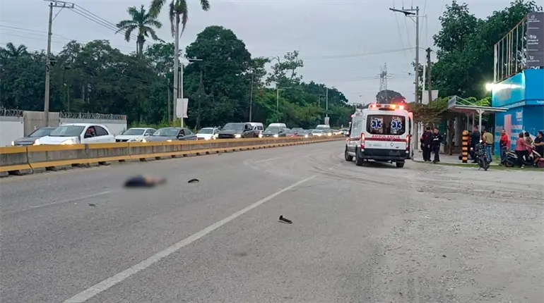 Fallece hombre atropellado en la Villahermosa -Nacajuca