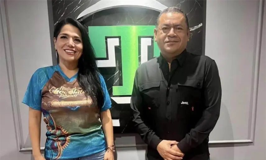 Presidente de Olmecas y Secretaria de Turismo se reúnen previo a la final de Miss Universe