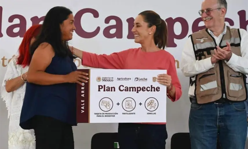 Sheinbaum lanza Plan Campeche con inversión de mil 238 mdp