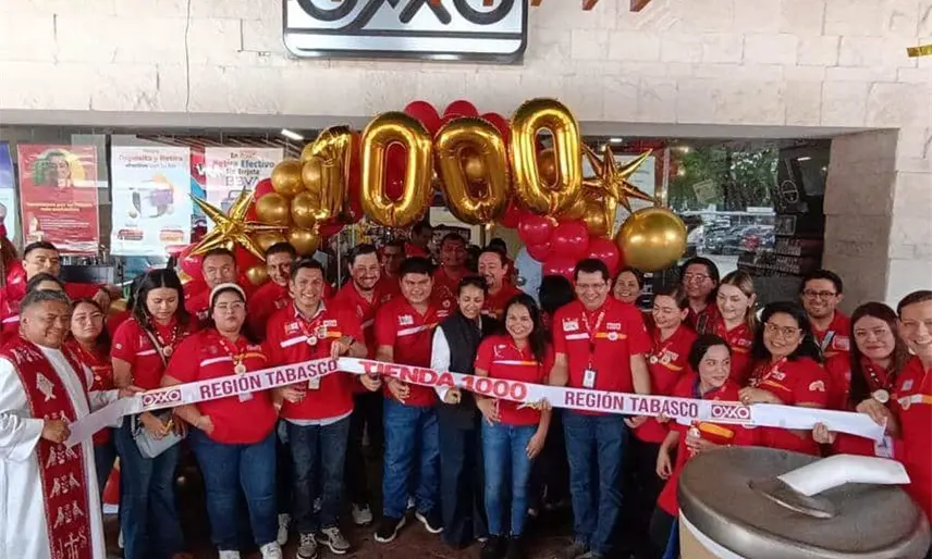 Inauguran oficialmente OXXO No. 1000 en la "Región Tabasco" en Plaza Bugambilia