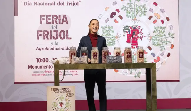 Anuncian en la ´Mañanera´ Feria del Frijol y la Agrobiodiversidad 2025