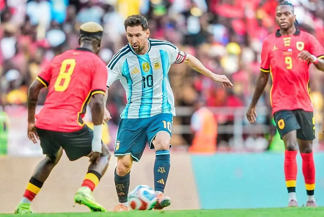 Argentina vence en amistoso a Angola, que pagó 12 millones de euros para celebrar 50 años de independencia