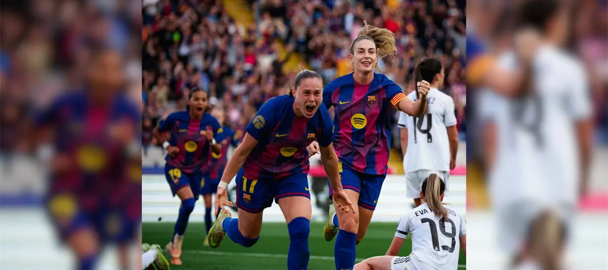 Barcelona golea 4-0 al Real Madrid en el clásico femenino