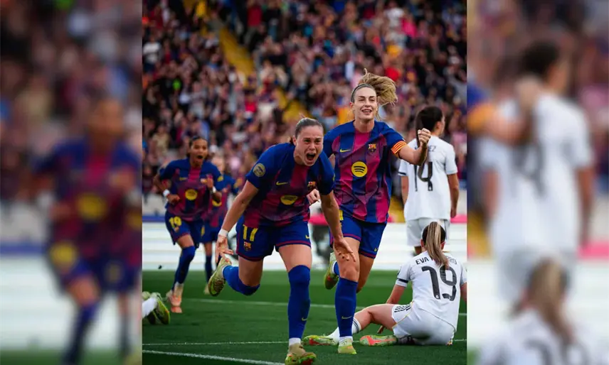 Barcelona golea 4-0 al Real Madrid en el clásico femenino