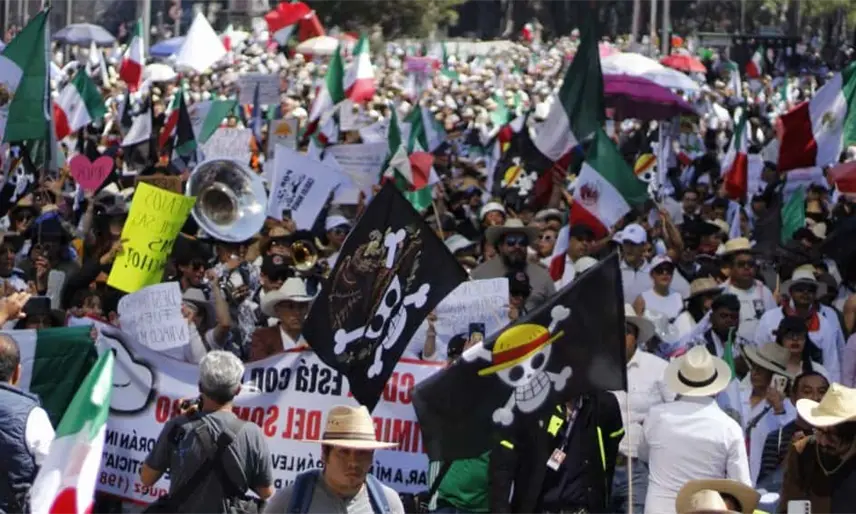 Generación Z marcha en Ciudad de México; movimiento se replica en Michoacán y otros estados del país