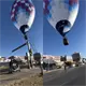 Globo aerostático aterriza de emergencia en plena calle en Guanajuato