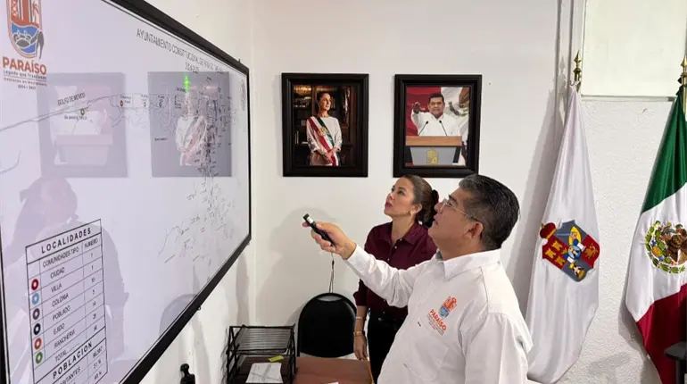 Acuerdan buscar recursos federales para detener erosión en Paraíso