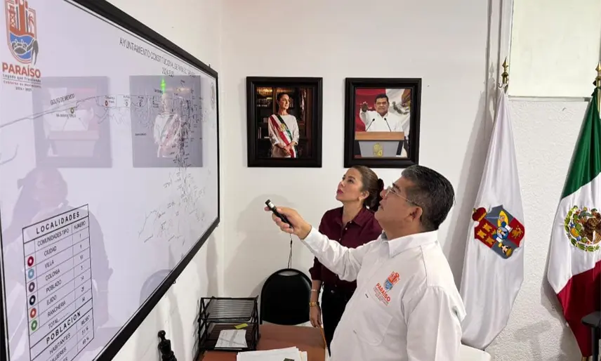 Acuerdan buscar recursos federales para detener erosión en Paraíso