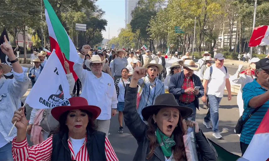 Frente Cívico Nacional marcha en apoyo al Movimiento del Sombrero