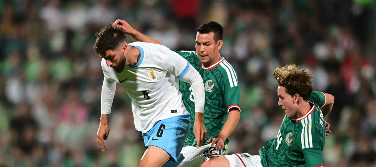 México y Uruguay igualan sin goles en Torreón en duelo amistoso