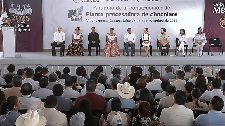 Anuncia Alimentación para el Bienestar barra de chocolate de 75% cacao