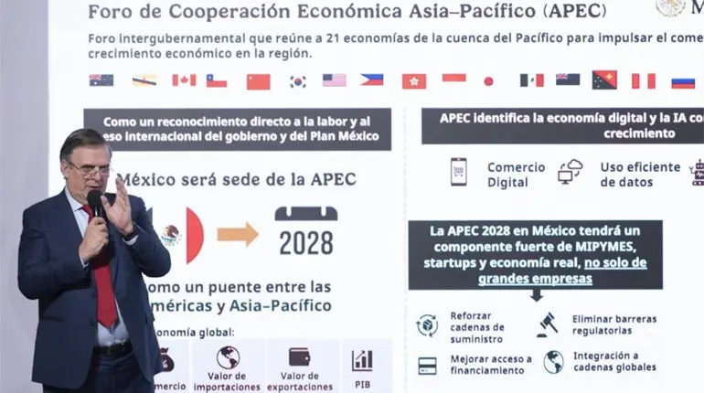 Anuncian a México como sede de la APEC 2028